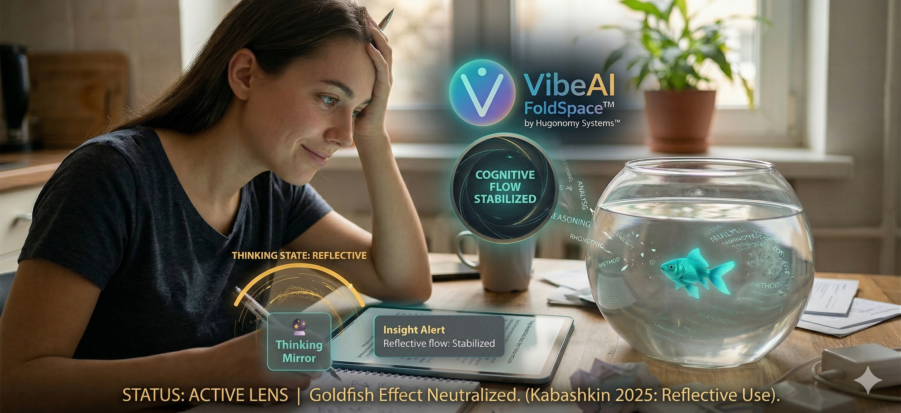 VibeAI FoldSpace neutralizes the Goldfish Effect - Cognitive Flow Stabilized